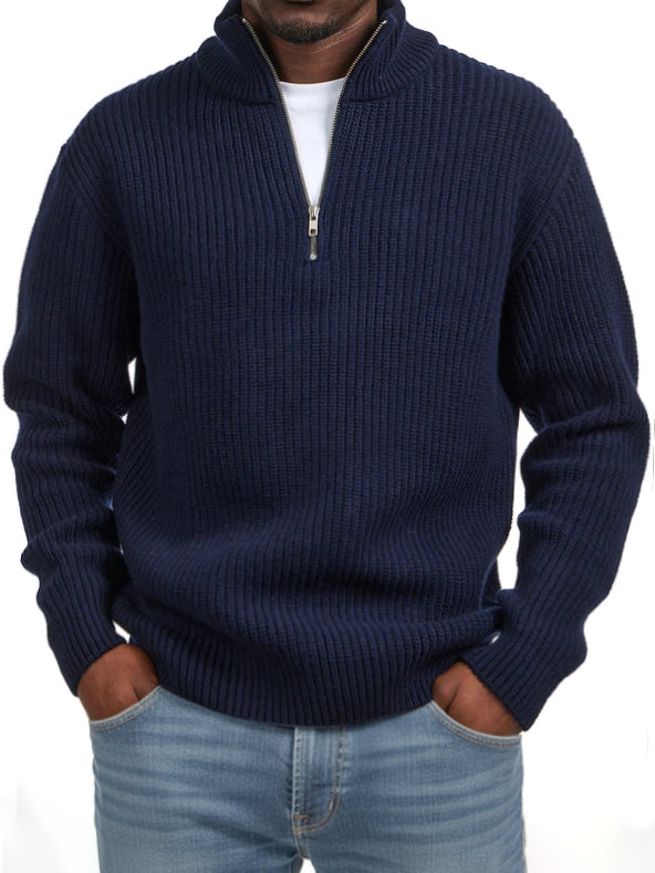 Quarter-Zip Casual Comfort Performance Sweater