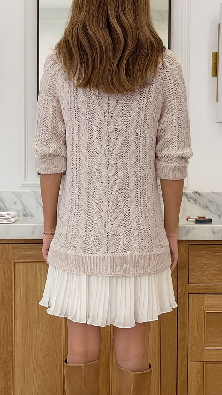Cozy Knit Sweater Dress