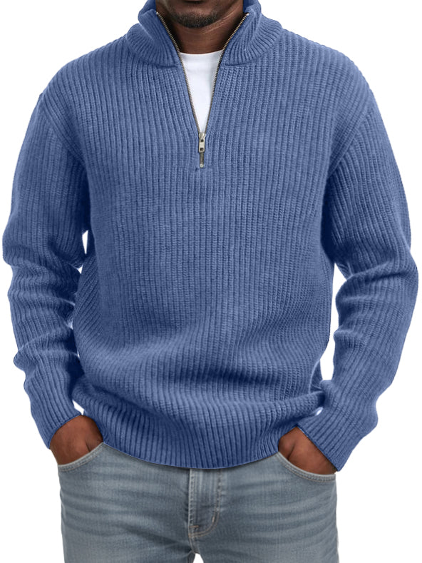 Quarter-Zip Casual Comfort Performance Sweater